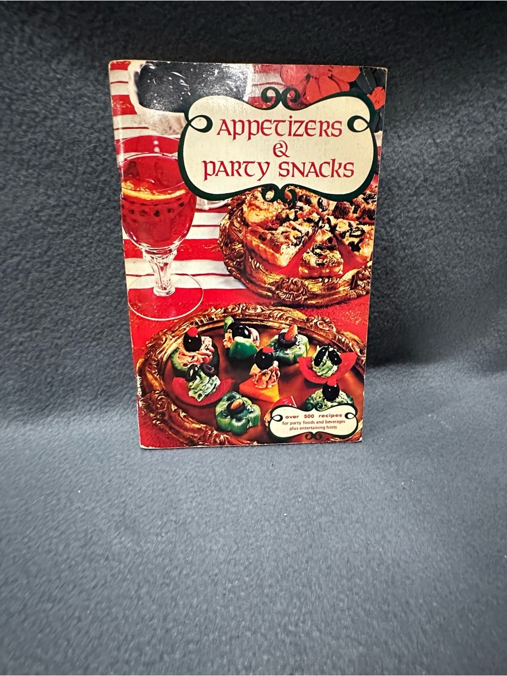 MCM Cookbook Appetizers & Party Snacks Recipe Book - Red
